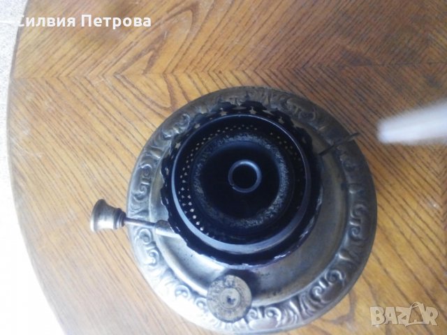 Старинна газена лампа, снимка 5 - Антикварни и старинни предмети - 24951612