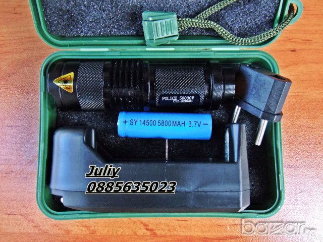 Най-малкия фенер Police - само 9 см !!!, снимка 11 - Други спортове - 6727254