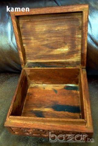 Кутия за бижута Дърворезба, снимка 4 - Антикварни и старинни предмети - 14515111
