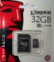 Микро карта памет - Kingston 16 и 32 GB Micro SD + адаптор, снимка 1