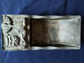 стар метален пепелник, снимка 1 - Антикварни и старинни предмети - 25912911