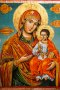 Икона на Дева Мария с Младенеца, снимка 7