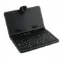 Кожен калъф - клавиатура за Таблет PC - 8 ", снимка 1 - Клавиатури и мишки - 9477131