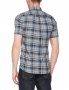 Lindbergh Men's Worker S/S Shirt Casual Blue - страхотна мъжка риза, снимка 2