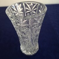 Кристална ваза , снимка 2 - Вази - 22845566