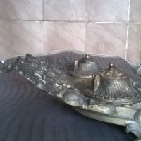 уникална бронзова мастилница, снимка 7 - Антикварни и старинни предмети - 21946599