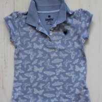 Комплект блузки с къс ръкав и якичка, марка Lupilu 98/104, снимка 3 - Детски Блузи и туники - 26098395