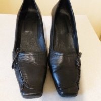 Дам.обувки-/ест.кожа/-№38-цвят-черни. Закупени от Италия., снимка 10 - Дамски обувки на ток - 22385831