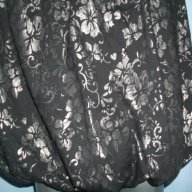 Зашеметяваща дизайнерска пола "Units" в сребрист флорален принт, снимка 4 - Поли - 14585414