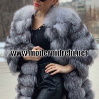 Дамско зимно палто от лисица код 040, снимка 1 - Палта, манта - 24340410