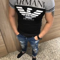 Мъжка тениска Armani код 134, снимка 1 - Тениски - 24628211