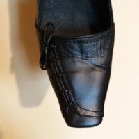 Дам.обувки-/ест.кожа/-№38-цвят-черни. Закупени от Италия., снимка 7 - Дамски обувки на ток - 22385831