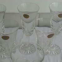 кристални чаши шампанско, снимка 2 - Антикварни и старинни предмети - 23521652
