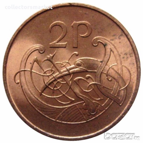 2 пенса 1971, Ирландия, снимка 1