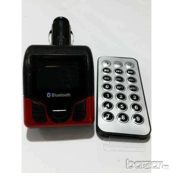 MP3 FM трансмитер за автомобил с Bluetooth, снимка 1