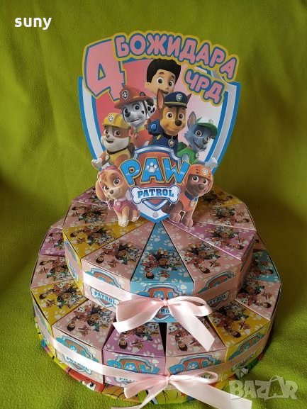 Картонена торта Пес Патрул 94, снимка 1