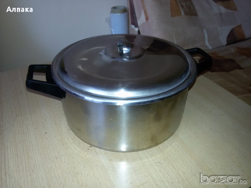 Продавам българска тенджера алпака, 5 литра,  диаметър 25/12см, снимка 1