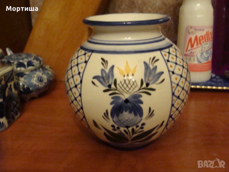 Красива ръчно изработена ваза , снимка 1