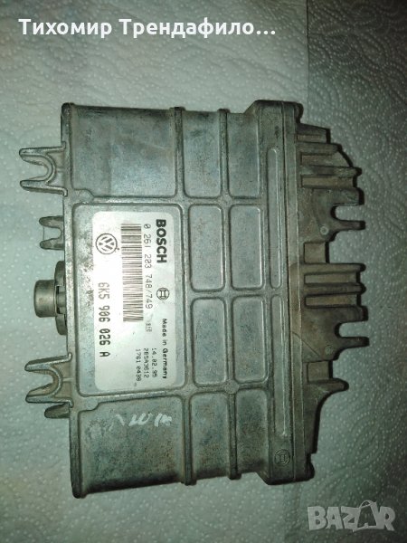 ECU Seat Ibiza Cordoba 1.4 16V 6k5906026a 0261203748, 6k5 906 026 a, 0 261 203 748 компютър за сеат , снимка 1