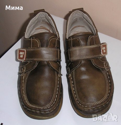 Мокасини № 34, стелка 21 см., естествена кожа, 5 лв.  , снимка 2 - Детски обувки - 23841266