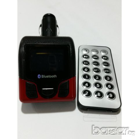 MP3 FM трансмитер за автомобил с Bluetooth, снимка 1 - Аксесоари и консумативи - 9456968