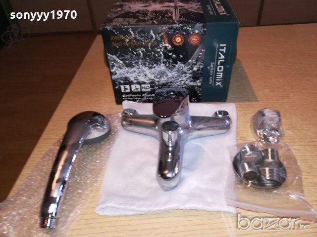 смесител за баня/вана с душ-комплект, снимка 2 - Смесители - 20590376