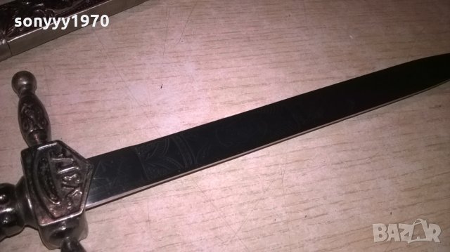 нож сабя-кама с ножница-метални-38х11см-внос швеицария, снимка 12 - Колекции - 23651655