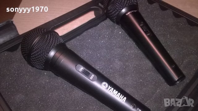 behringer & yamaha-profi microphone-жични-внос швеицария, снимка 5 - Микрофони - 23691686