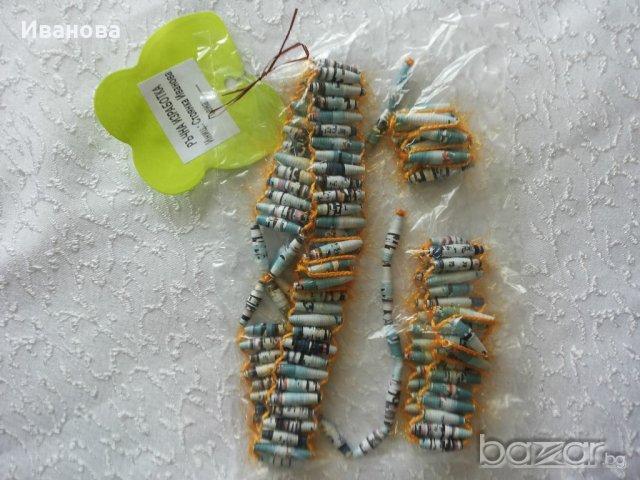 Ръчна изработка на бижута от хартия и квилинг  0.50лв, снимка 4 - Колиета, медальони, синджири - 18530611