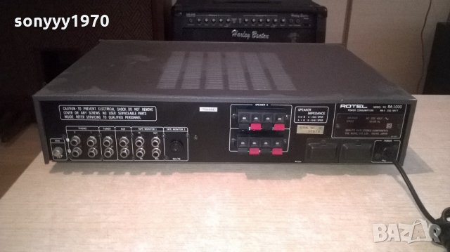rotel ra-1000 stereo amplifier-tokyo japan-внос швеицария, снимка 16 - Ресийвъри, усилватели, смесителни пултове - 22189872