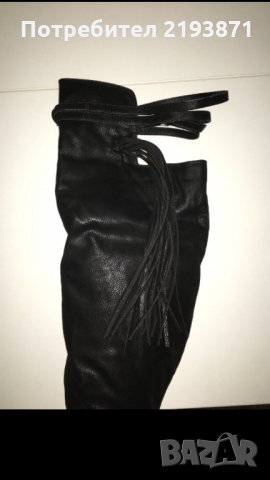 Чизми ботуши над коляното JustFab номер 37, снимка 13 - Дамски ботуши - 24324771