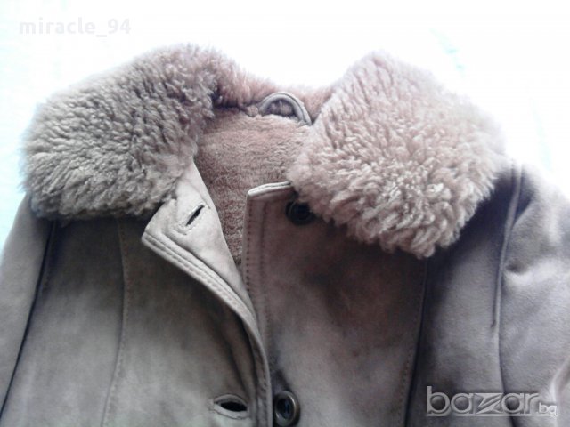 Нов дамски дълъг кожух от естествена кожа , снимка 9 - Палта, манта - 12748145