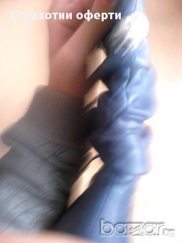 Тъмно сини боти, снимка 7 - Дамски боти - 16638867