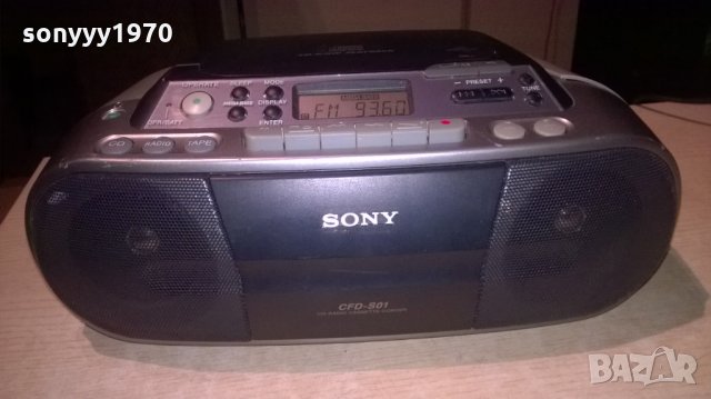 sony cfd-s01 cd tuner amplifier deck-внос швеицария, снимка 2 - Ресийвъри, усилватели, смесителни пултове - 24066862