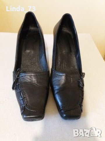 Дам.обувки-/ест.кожа/-№38-цвят-черни. Закупени от Италия., снимка 10 - Дамски обувки на ток - 22385831