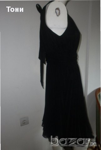 Черна рокля на фирма Sara Kelly by ellos, снимка 12 - Рокли - 15073757