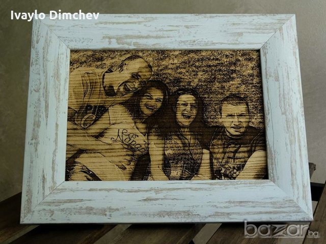 Гравирана снимка върху дърво, снимка 13 - Картини - 17879801