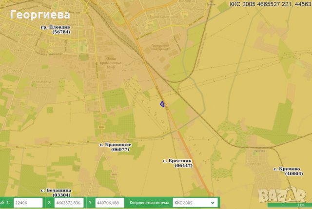 Земеделска земя 9819 кв.м. на Асеновградско шосе, снимка 3 - Земеделска земя - 22958900