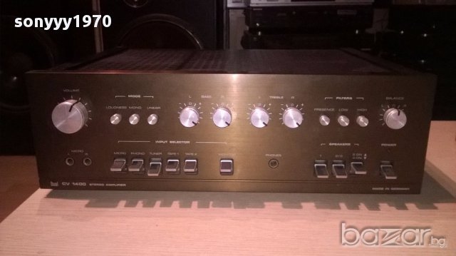 Dual-stereo amplifier-germany-як ретрак-внос швеицария, снимка 4 - Ресийвъри, усилватели, смесителни пултове - 15736234