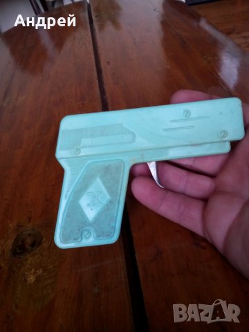 Стара играчка пистолет #4, снимка 5 - Антикварни и старинни предмети - 25078535