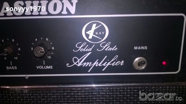 kay solid state amplifier-made in gdr-голямо кубе-внос швеицария, снимка 10 - Ресийвъри, усилватели, смесителни пултове - 19992665
