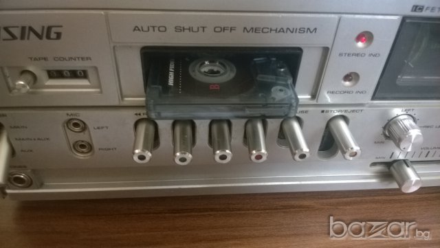 rising str-303-ic fet am/fm stereo receiver/cassette tape deck-54см..., снимка 11 - Ресийвъри, усилватели, смесителни пултове - 7711154