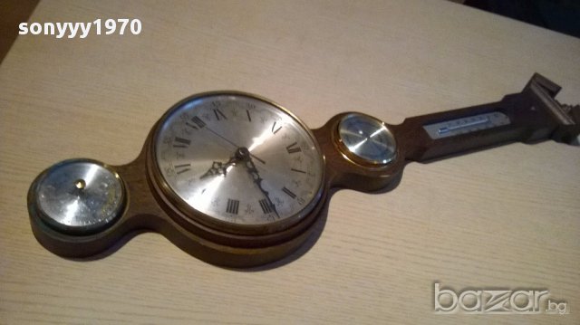 ПОРЪЧАН-Месинг-антика-ретро часовник с уреди 70/20см, снимка 15 - Антикварни и старинни предмети - 13739651