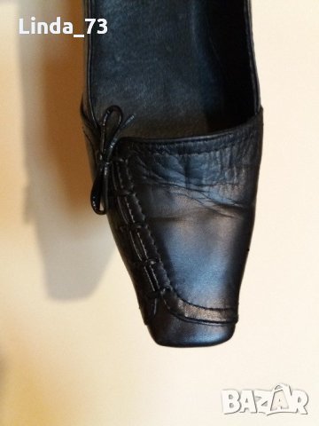 Дам.обувки-/ест.кожа/-№38-цвят-черни. Закупени от Италия., снимка 7 - Дамски обувки на ток - 22385831