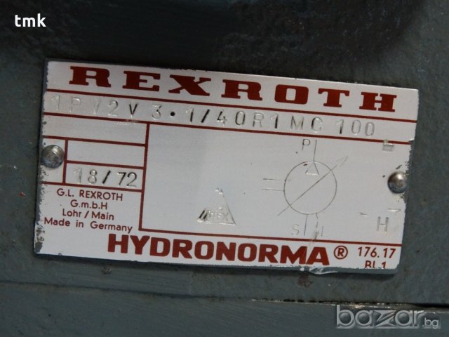 Пластинчата хидравлична помпа Rexroth, снимка 2 - Водни помпи - 21425159