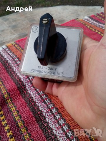 Стар електрически ключ #8, снимка 2 - Антикварни и старинни предмети - 24755355