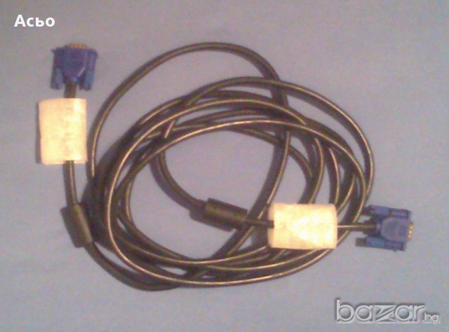 VGA кабел, снимка 2 - Кабели и адаптери - 13879867