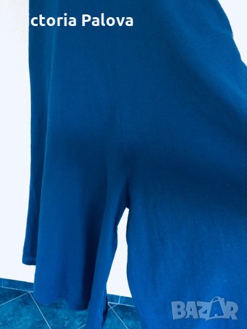 Рокля-панталон, джобове,памук, снимка 3 - Рокли - 25693351