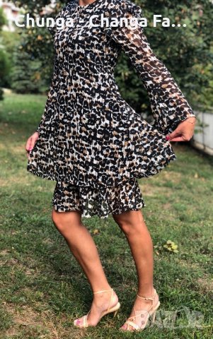 Рокля принт, снимка 3 - Рокли - 22697201