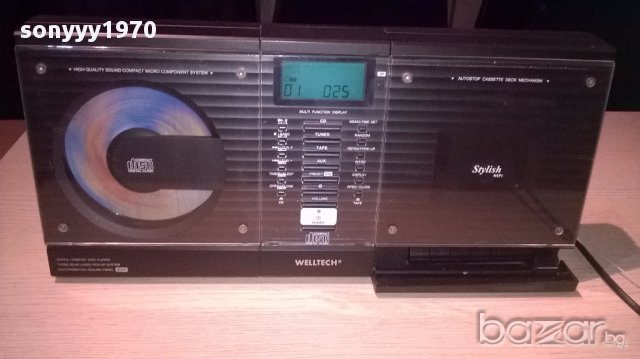 weltech-cd/deck/tuner/amplifier/aux-внос швеицария, снимка 11 - Ресийвъри, усилватели, смесителни пултове - 12665539